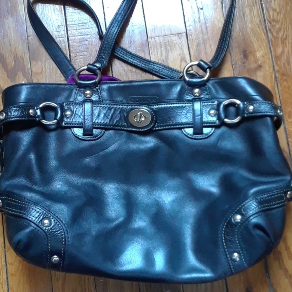 Authentic Leather coach bag